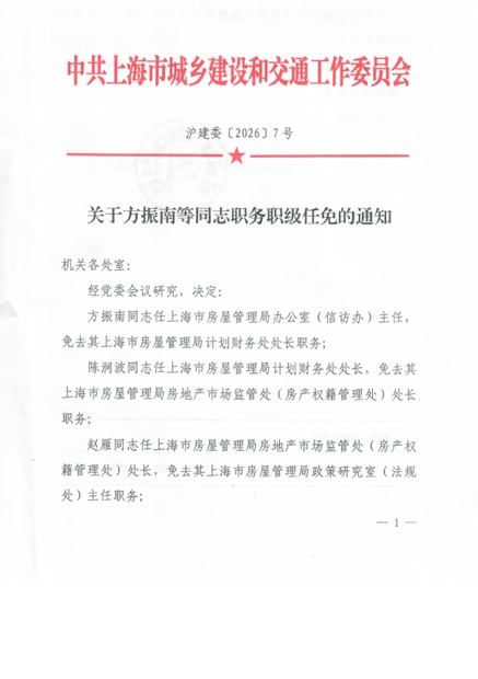 关于方振南等同志职务职级任免的通知（1）.png